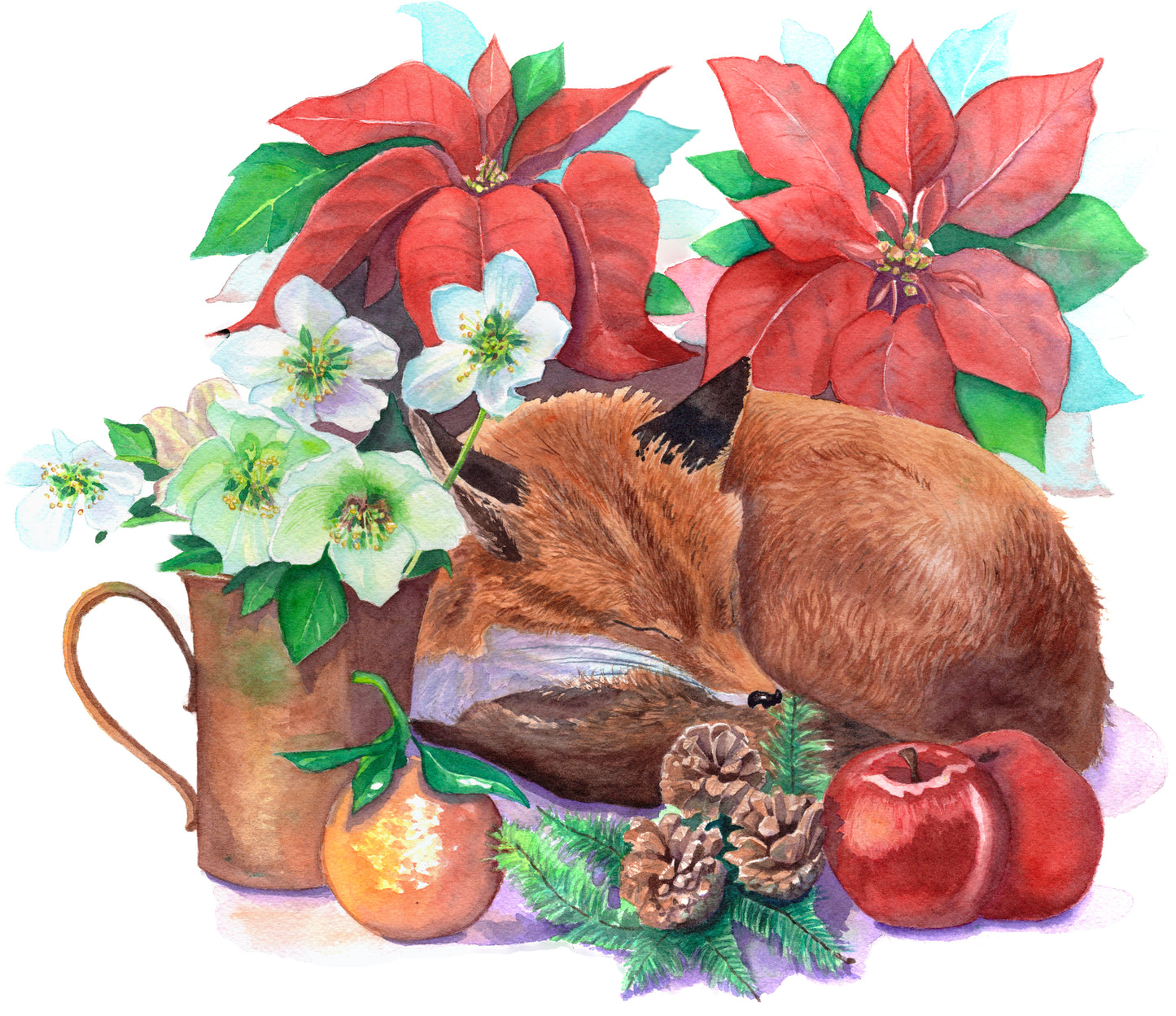 "Yuletide peace" kort