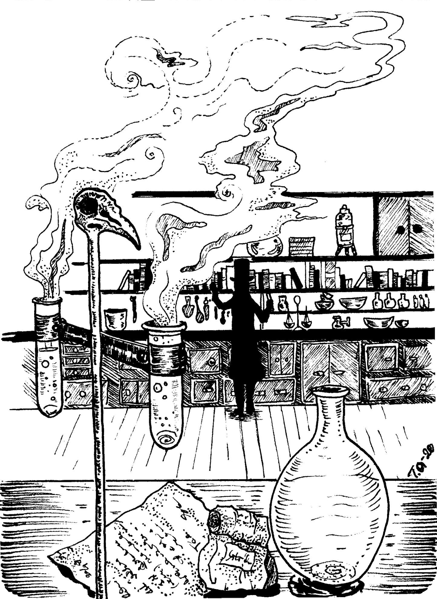 "Dr Jekyll's lab" kort