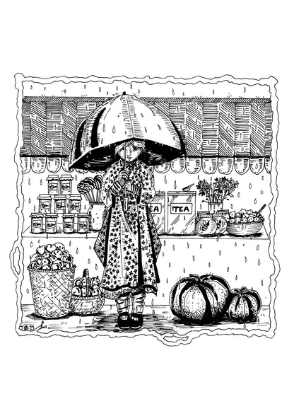 "Autumn Market" kort